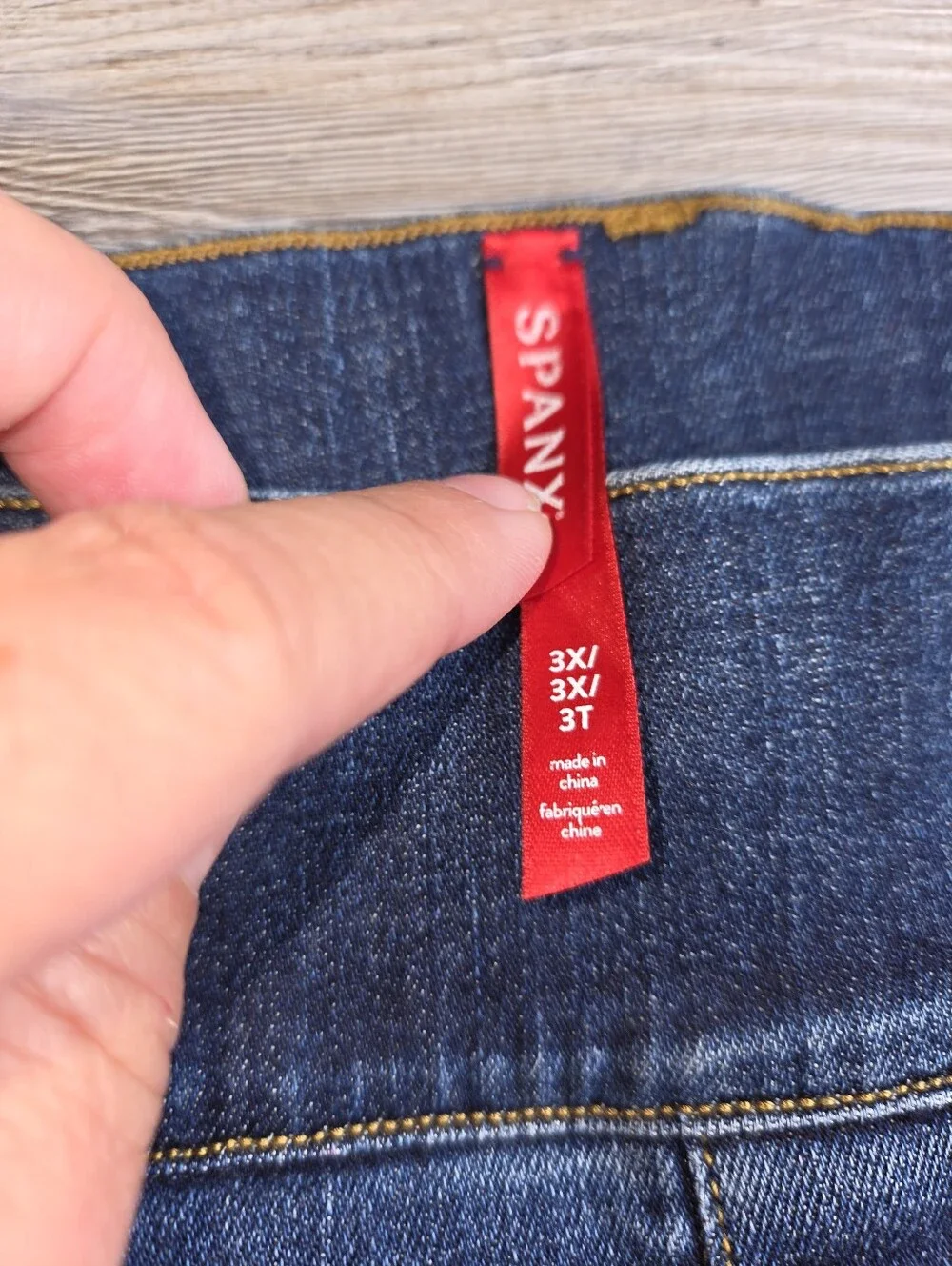 Spanx Jeans 3X Wide Leg Flare Women's Plus